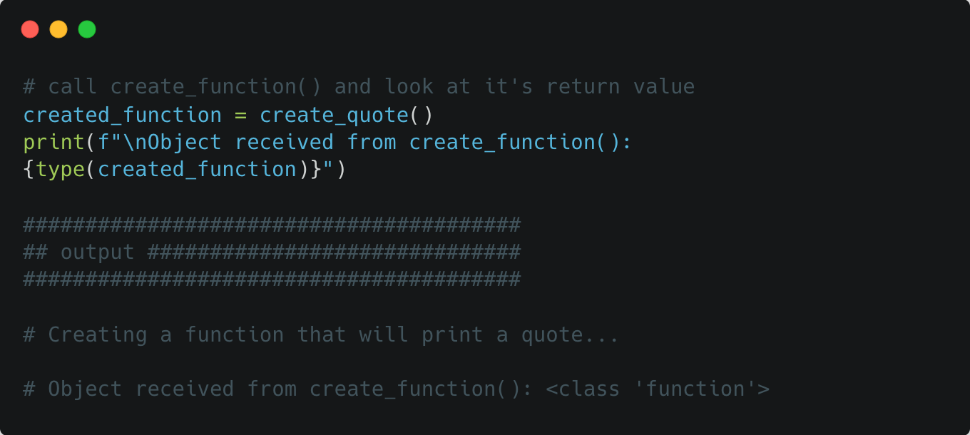 object returned from create_quote() is a function